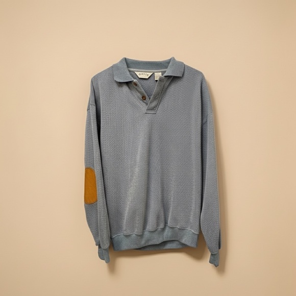 Orvis Other - Preppy Men's Pullover with Tan Elbow Patches